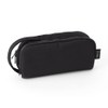 Midori 41784006 Pencil Case, 2-Way Pouch, Pen Pouch, Cordura, Black