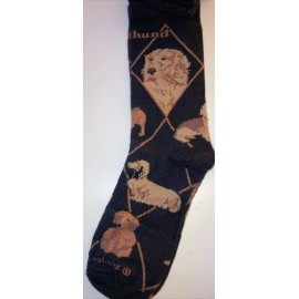 Wheel House Designs (3 Pr) Dachshund Dog Socks By Wheel House Designs-USA Made! Sock 9-11=Shoe 6-8.5