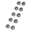 10Pcs Carbide Turning Inserts Coated Blade CNC Lathe Tool Holder