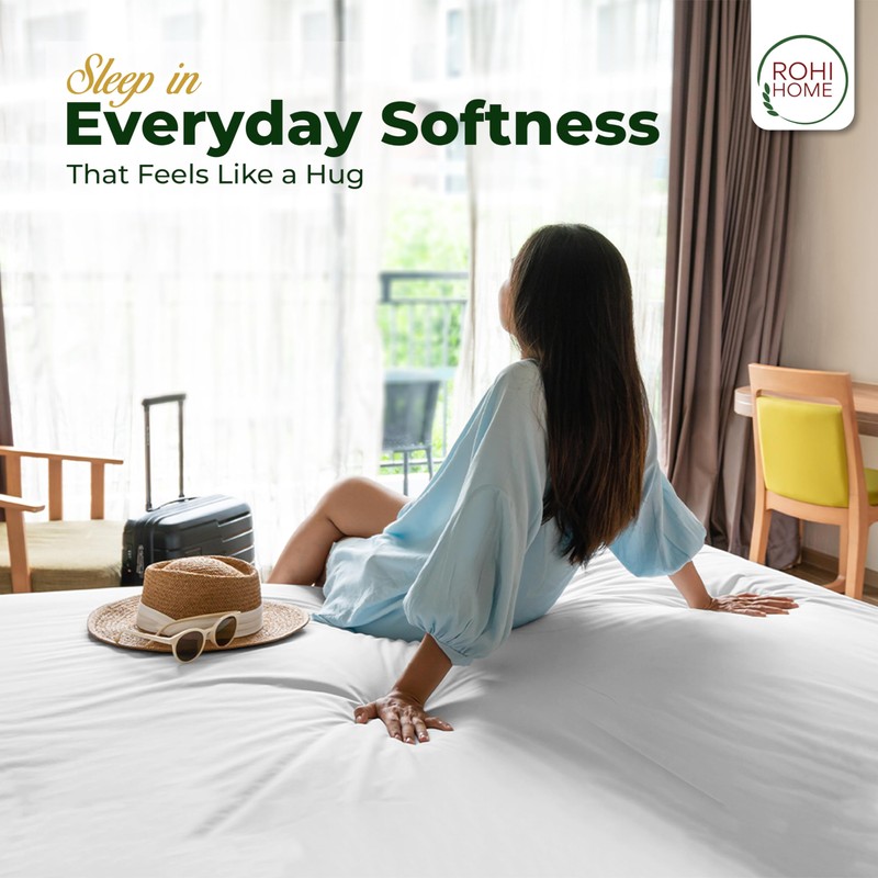 Rohi 40cm Deep Microfibre Super King Fitted Sheet– Comfy Soft