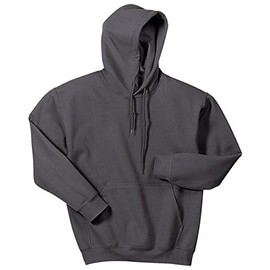 Gildan Adult Heavy Blend Hooded Sweatshirt (Charcoal) (Small)