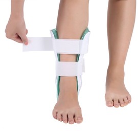 Ankle Orthosis, Gel Ankle Brace, Adjustable Ankle Brace, Ankle Support for Adults, Breathable Ankle Stabiliser Splint for Right Left Foot