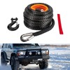 Synthetic Winch Rope Kit, 9/16" ×76ft 35000LBS Winch Cable with