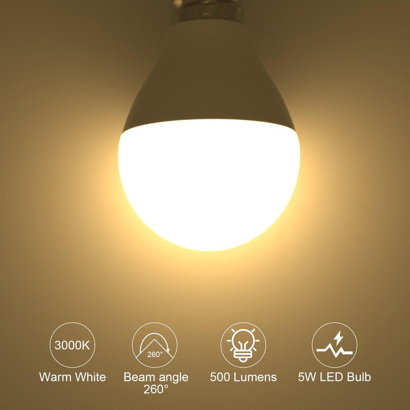 ORALUCE E17 LED Bulb 5 Watts Warm White 3000K, 40W