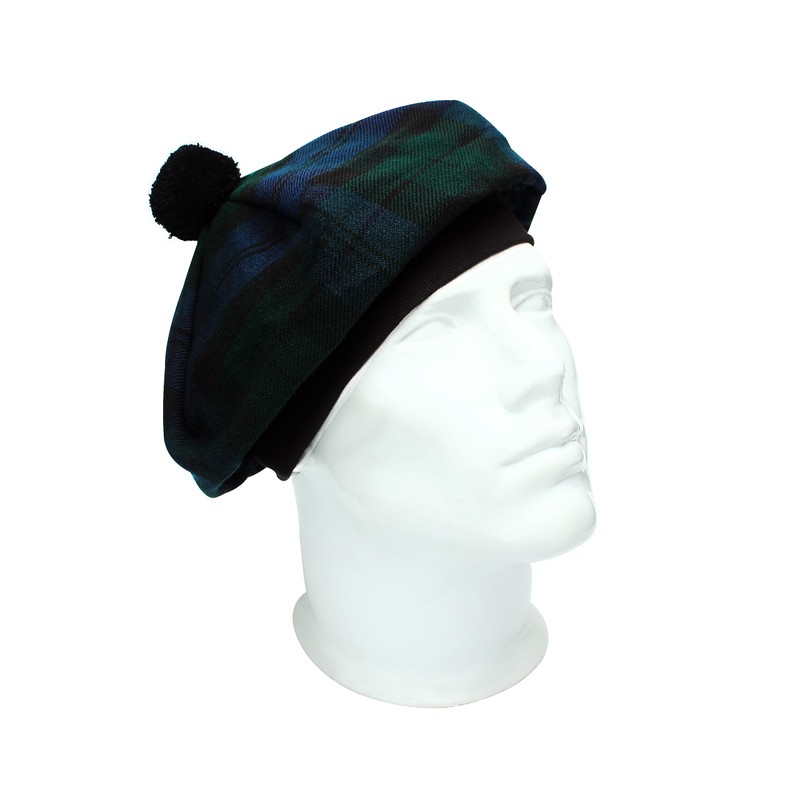 YAS Designer Scottish Hat Tam o' Shatner Tammy Jimmy Flat