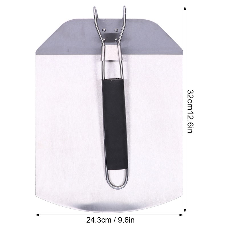 Pizza Paddle Stainless Steel AntiSlip Folding Handle Pizza Shovel Suitable