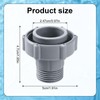 PEUTIER Pool Replacement Part - ID1.5-inch Connector - Swimming Pool