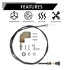 P7100 Manual Fuel Shut Off Solenoid Kit Cable Compatible with