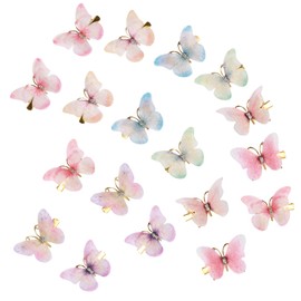 18Pcs Butterfly Hair Clips for Women Teens Girls Y2K Glitter Butterfly Hair Clips for Fairy Cosplay