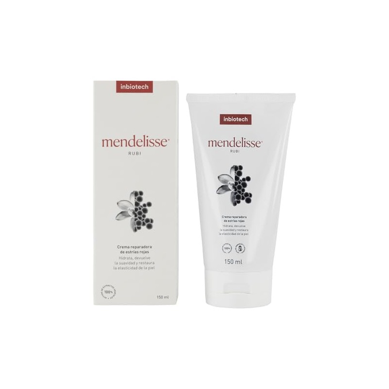 MENDELISSE RUBI 150 ml crema reparadora de estrias rojas