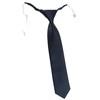 TigerTie Plain Children's Tie Pre-Tied with Elastic Band, charcoal