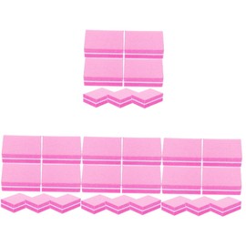 FOMIYES 4sets Manicure Nail File Double-Sided Buffing Mini Block Nail Files for Fingernail Toenail Grinding 50pcs*4