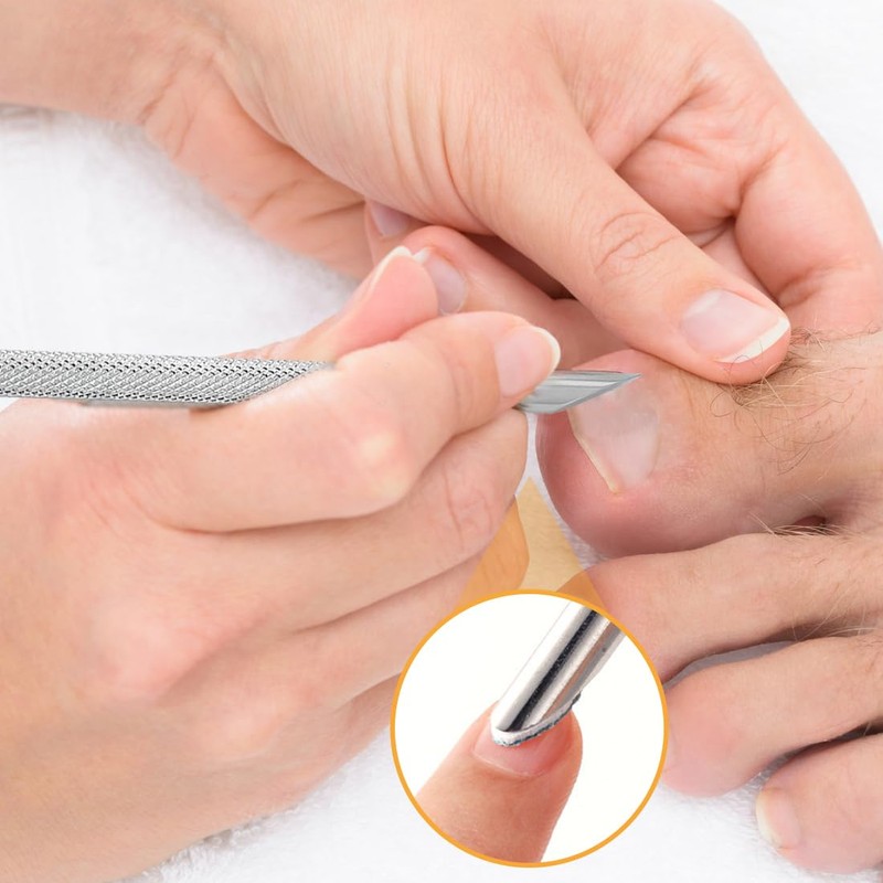 XUKZIMA 1 Pcs Stainless Steel Cuticle Pusher Tool Cuticle Trimmer