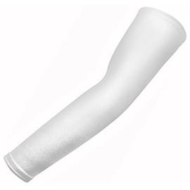 Epic Adult Wicking Compression Arm Sleeve Ea White S/M