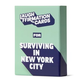 Laughffirmation Affirmation Cards For Adults – Punchy & Hilarious Gift For Dad, Mom, Wife, Husband & Coworker – Funny Gift For All Occasions – Birthdays, Father’s Day, Mother’s Day, Anniversary (Surviving In New York City)