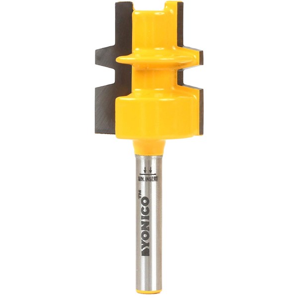 YONICO Router Bits Reversible Glue Joint 1-1/4-Inch Reversible 1/2-Inch Shank 15136
