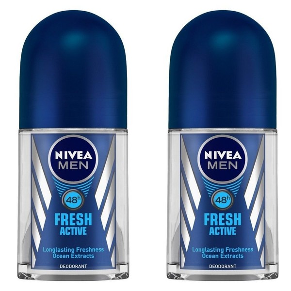 Nivea For Men Fresh Active Roll-On 50 ml (Ship from India)