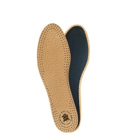 KAPS PECARI Carbon Shoe Insoles, Vegetable Tanned Sheepskin Leather with Activated Carbon Charcoal, Elegant and Comfortable (45 EUR/US 12 Men)