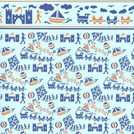 Melody Jane Dolls House Toyland Miniature Wallpaper