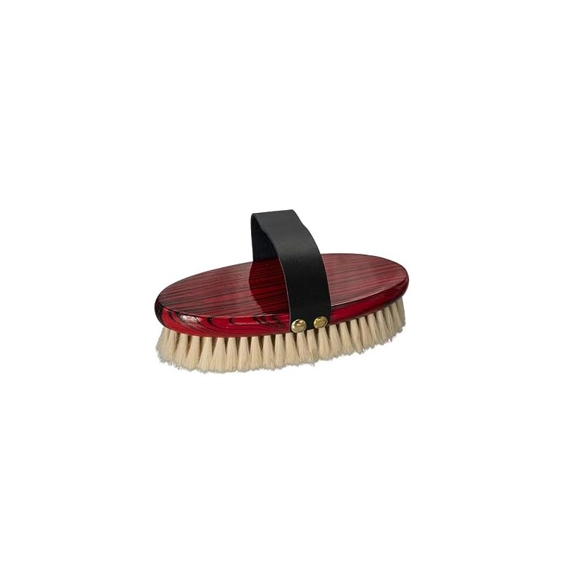 Natural 100% Goat Hair Finishing Body Soft Brush for Grooming