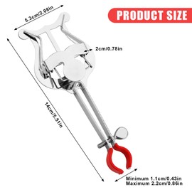 Trumpet Marching Lyre Clip, 5.51x2.08x0.78 Inch Silver Lightweight Trumpet Clamp-On Lyre Sheet Music Clip Instrument Holder Clarinet Trombone Musical Accessories for Practicing Beginners Marching Band