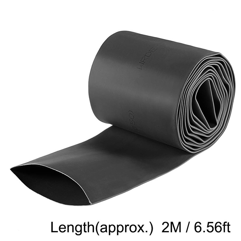 uxcell Heat Shrink Tubing, 2"(50mm) Dia 80mm Flat Width 2:1