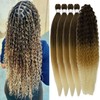 Marrone Bionda Treccia Capelli Pre Stretched Knotless Boho Treccia Capelli