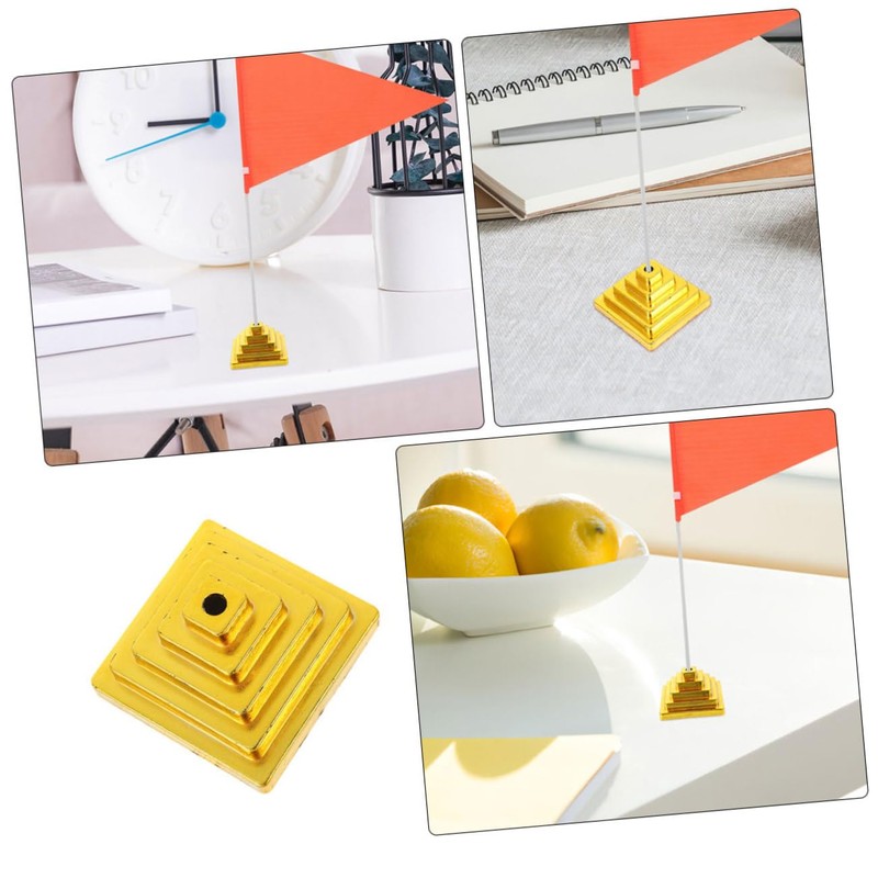 Outanaya 10pcs Flag Holders for Decoration Durable Small Desk Flag