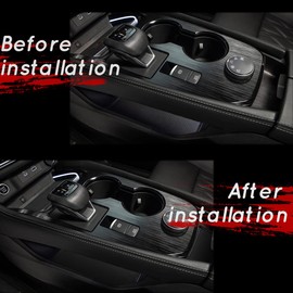 Auovo Anti dust Mats Coasters Compatible with Nissan Rogue Accessories 2021 2022 2023 Cup Holder Insert Liners Center Console Interior Door Pockets Mats 17pcs