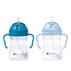 b.box Sippy Cup with Weighted Straw (2-Pack). Leak Proof, Easy