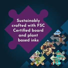 The House of Puzzles - Egg Hunt Jigsaw - 500 Piece Jigsaws For Adults, Artist Illustrated, Scenic Landscape, Deluxe Puzzle Gifts