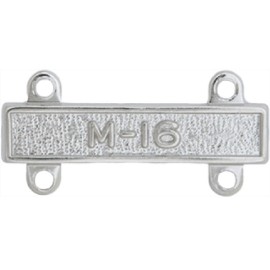 Qualification Bar Metal - Non-Subdued (Shiny) - Full Size M16