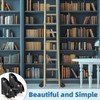 YOUEON 2 Pack Sliding Library Ladder Floor Roller with Brake,