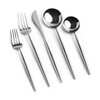 HOMELUX THEORY 18/10 Stainless Steel Flatware Set, 5 pc Silver