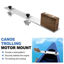 Canoe Transom Trolling Motor Mount Aluminium Alloy Crossbar Ash Motor Block
