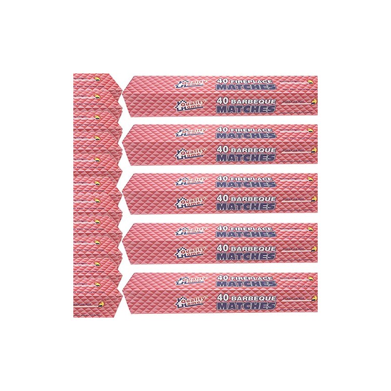 960 Pack Wholesale Lot 11" Long Wooden Fireplace Matches (24-Packs