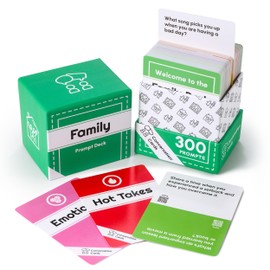 Conversation Cards Family Pack | Conversation Starters to Ignite Deeper Connections | 150 Cards with 300 Open-Ended Questions and Talking Points | for Families and Close Friends | for Adults and Kids