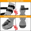 TZL 4Pcs Anti-Slip Dog Socks with Double Sides Grips for