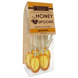 Melville Candy Honey Spoons [For Tea Lovers] Gluten-Free 5 Count (Manuka)