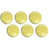 Sunshine Mason Co, One Piece Mason Jar Lids 6 Pieces,