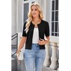 Newshows Women's Cardigans Summer Short Sleeve Lightweight Buttons Cardigan Elegant