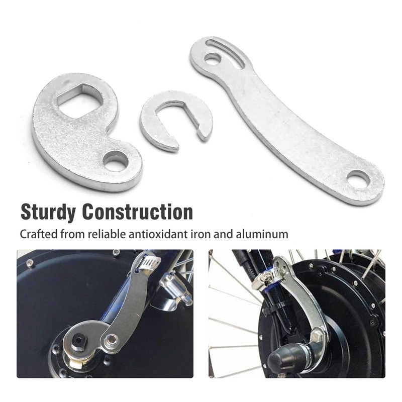 CADUFUELLY 2 Sets Universal Torque Arm Conversion Kit with Hose