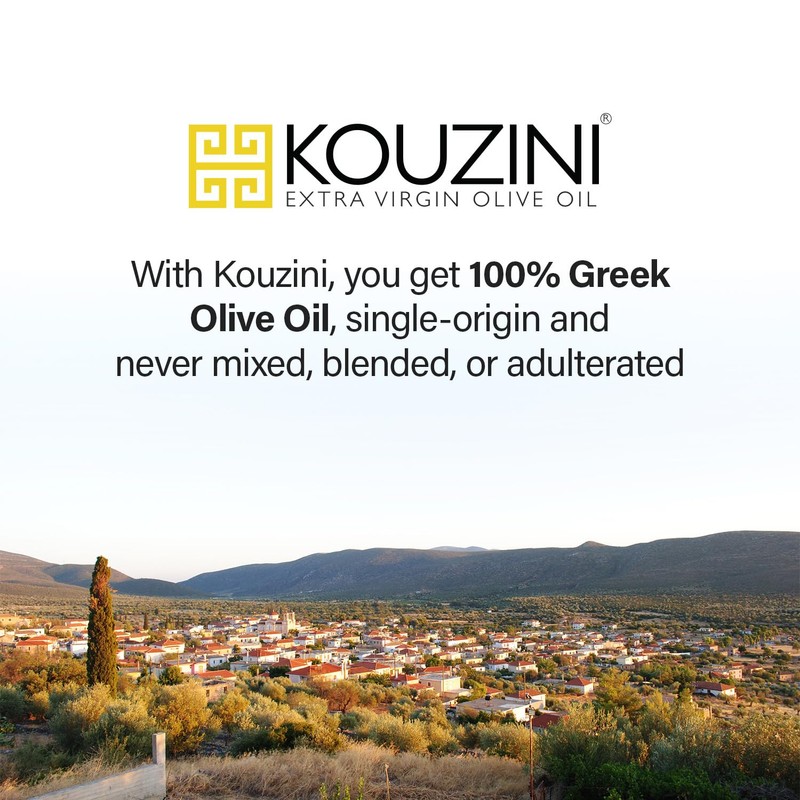 Kouzini Medusa Bundle, Premium Greek Organic Extra Virgin Olive Oil,