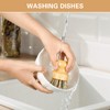 Qaskwaer Wooden Dish Brushes, Dish Scrubber Brush for Cleaning Dishes,
