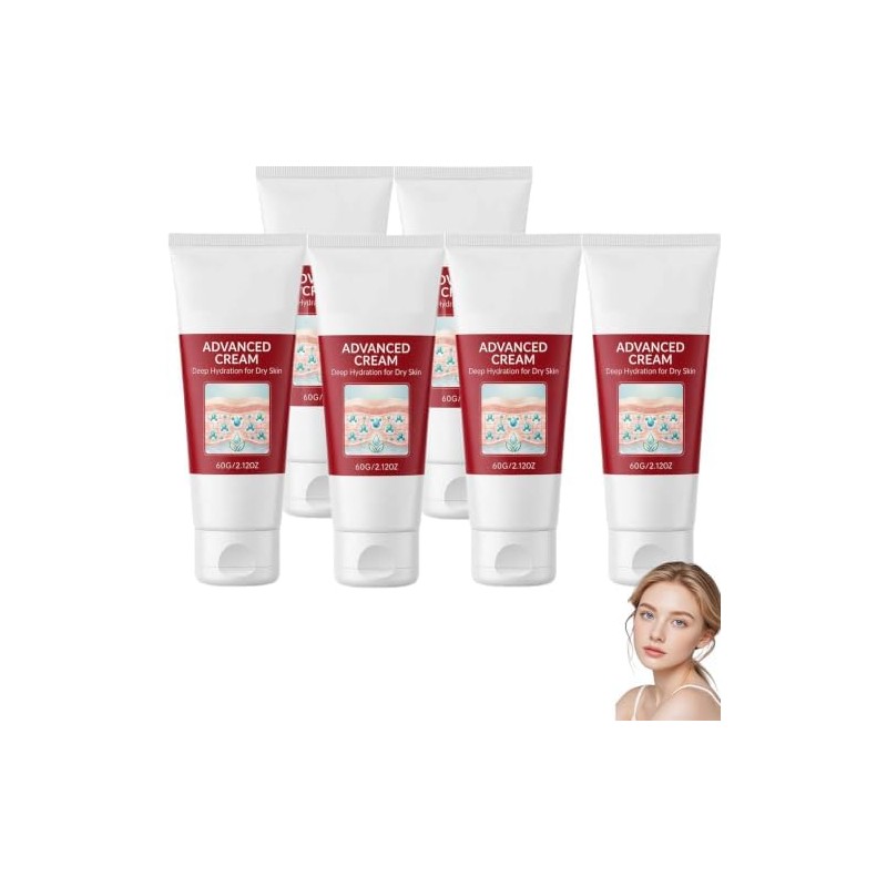 Crema facial hidratante diaria Con Colágeno centella asiática, 60g (6PCS)
