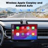 Topexplore Carplay Screen for Car, 9'' Wireless CarPlay & Android