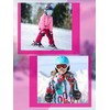 2 Pairs Waterproof Kids Winter Snow Gloves Ski Gloves for