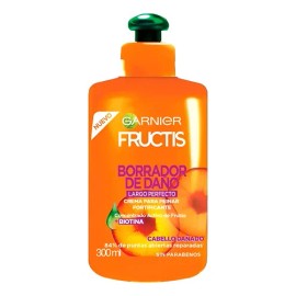 Garnier Fructis Crema Para Peinar Borrador De Daño 300ml                                                                                              
