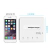 Intelligent Battery Charger with 4 Battery Ports 2 USB Ports