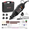 GOXAWEE Rotary Tool Kit with MultiPro Keyless Chuck and Flex